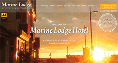 Desktop Screenshot of marinelodge.co.uk